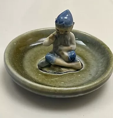 Adorable Vintage Irish Porcelain Leprechaun Ring Holder/trinket Dish • $9.99