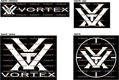 Vortex Optics  - Tactical/Hunting Scopes - Vinyl Die-Cut Peel N' Stick Decals • $3.75