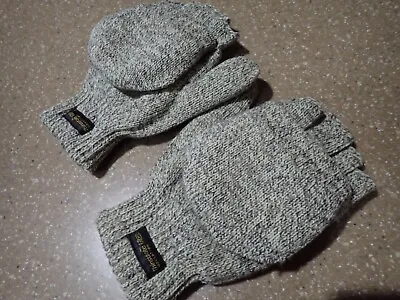 Men's Winter Fingerless Hybrid Gloves Thinsulate Ultra Knit Half Finger Mitten • $24.99