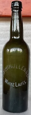Etched/sandblasted Thos McMullen White Label. 1/2 Size Beer Wine Or Whiskey. • $19.95