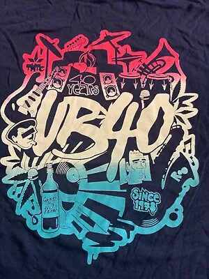 Ub40 Black T-shirt Size Medium • £19.99