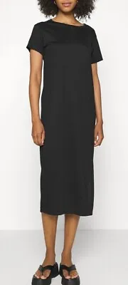 JDY FROSTY LONG SLIT DRESS - Day Dress Size L • £13.90