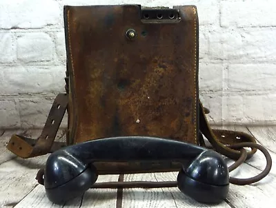 Vintage Signal Corps US Army Military Field Phone EE-8-A Telephone WW2 • $89