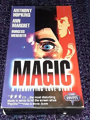 Magic VHS Horror Psychological Thriller Anthony Hopkins UAV Release • $9.99