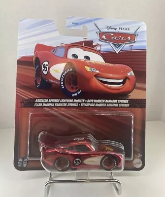 Disney Pixar Cars Radiator Springs Lightning McQueen Metallic Chase Piece RARE • $15.95