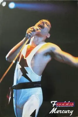$130.67 • Buy Freddie Mercury In Concert Vintage Italian Import 23.5 X 34 Poster