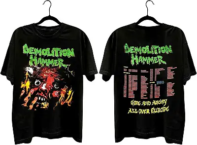 Demolition Hammer T-Shirt Thrash Tee Metal Epidemic Existence Death Morbid Saint • $7.99