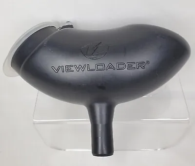 Paintball Gun Ball Hopper Black Viewloader Brand With Flip Lid Excellent  • $12.99