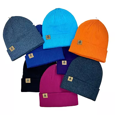 HLT Fine Merino Wool Cuffed Beanie - Solid • $28