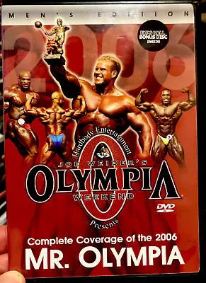 Joe Wieder’s Olympia Weekend:2006 Mr. Olympia Bodybuilding Fitness Rare DVD • £24.99