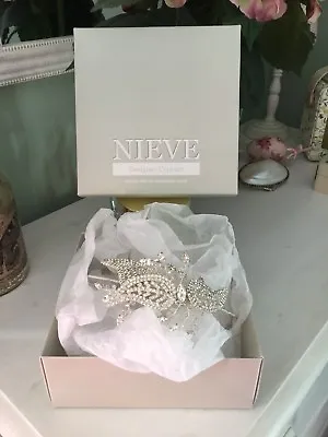 £39.99 • Buy Stunning Ladies NIEVE Designer Couture Side Tiara, Excellent Condition