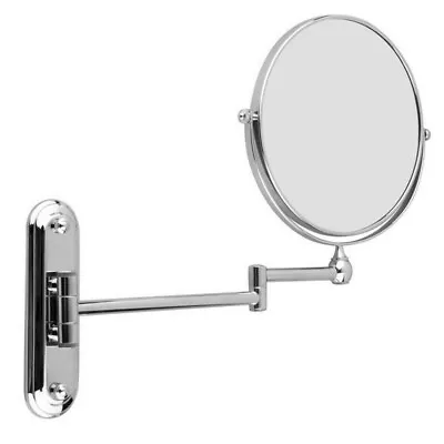 5X /10X Magnifying Makeup Mirror Extenable 360°Rotation Wall Mount Vanity Mirror • $38.93