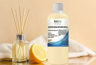 $26.95 • Buy HIGHLY SCENTED REED DIFFUSER OIL REFILL~ Premium Grade Fragrances ~ 500ml