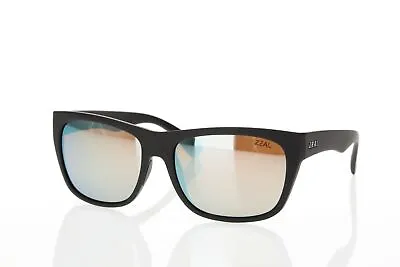 $135.85 • Buy Zeal Optics Matte Black Carson Polarized Sunglasses Ellume Horizon Blue 167847