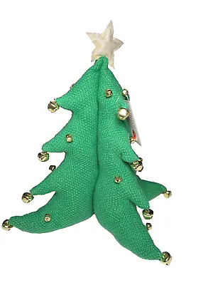 Martha Steward Fabric Tree With Bells Whimiscal Grinch Match Christmas 2023 • $26.90