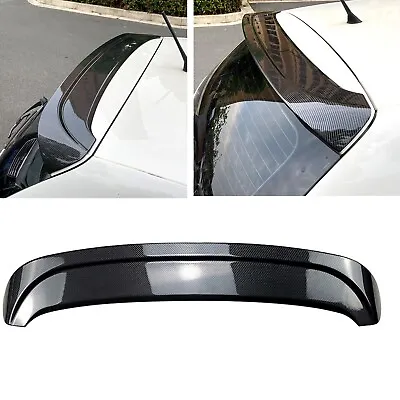 Car Rear Trunk Spoiler Lip Wing For VW Polo MK5 6R 6C 2009-17 Carbon Fiber Style • $80.29