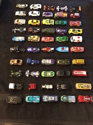 50 Vintage Modern Die Cast HOT WHEELS Matchbox Toy Car Lot Collection Some RARE • $0.99