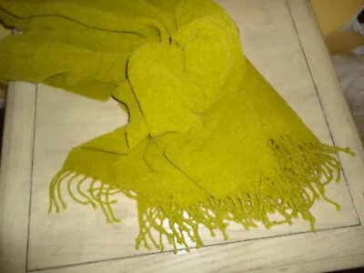 $30.40 • Buy Ikea Felicia Green Acrylic Chenille Fringed  (1) Throw Blanket 51 X 67