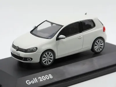 Vw Golf 6 Gt Highline 1.4 Tsi 3dr 2008 Candy White 1:43 Schuco (dealer Model) • $186.62