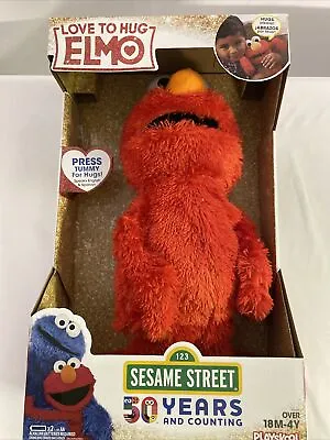 Sesame Street Love To Hug Elmo Talking Singing And Hugging 14  Plush Toy- NEW • $19.95