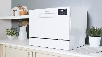 COMFEE' KWH-TD602E-W 55cm Freestanding Compact Dishwasher LED Display - White • £110