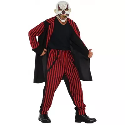 Sinister Evil Clown Costume - Slideshow Costume Halloween Fancy Dress • $38.31