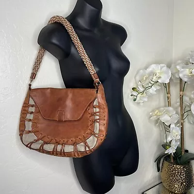 Gryson Tan Leather Purse Shoulder Bag • $100