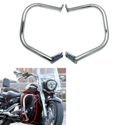 $211.32 • Buy Engine Guard Crash Bars Protector For Yamaha V-STAR XVS 1300 2007-2017 Chrome