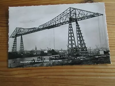 Postcard Of Transporter Bridge Middlesborough (RP Unposted National Series) • £1.59