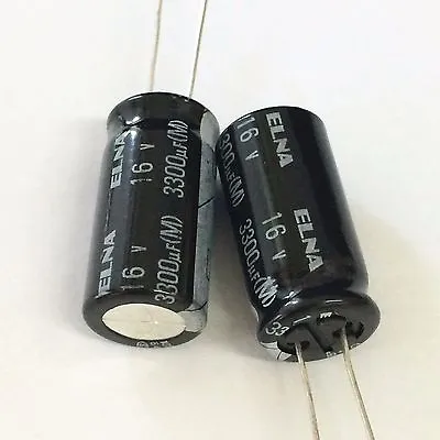 20pcs 3300uF 16V 12.5x25mm Japan ELNA RJ4 Audio Capacitor  • $5.84