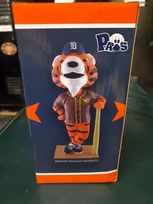 2023 Detroit Tigers Western Michigan PAWS Mascot Bobblehead SGA • $16.95