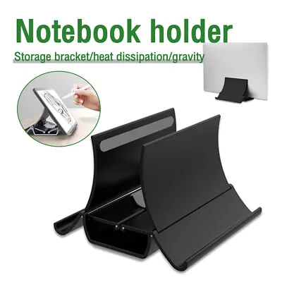 Vertical Laptop Stand Adjustable Desktop Holder For MacBook IPad Air Notebook AU • $22.64