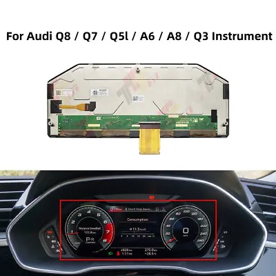 New 12.3'' LCD Display For Audi Q8/Q7/Q5l/A6/A8/Q3 Instrument 1 Year Warranty • $88