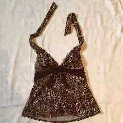 Size 8 Brown Two Piece Bathing Suit By Gabar • $8