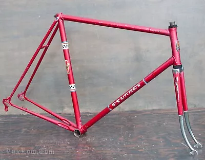 Vintage 59cm Peugeot Road Bike FRAME & FORK PX-10? French Steel Bicycle Simplex • $100