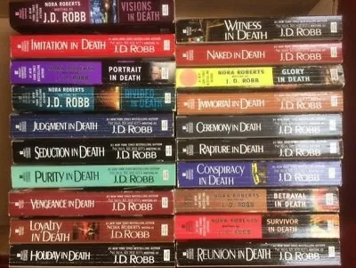  In Death  Series 1-20 By J.D. Robb (Nora Roberts) Paperback Lot • $65.99