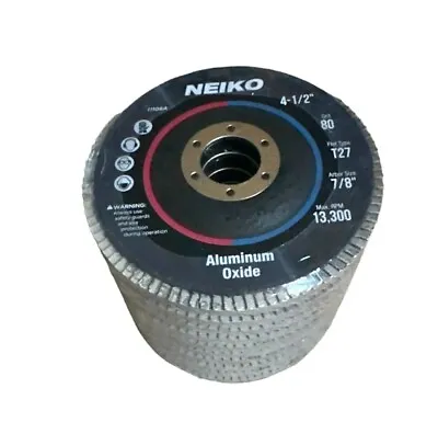 10 Pcs Flap Discs 80 Grit 4 1/2 Grinding Wheel Flapper Wheel Wood Metal • $21