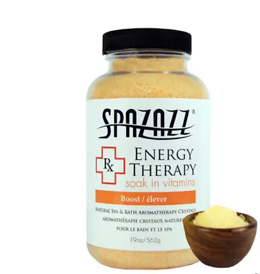 Spazazz Rx Therapy Energy Therapy (boost) Crystals 19oz Container • $12.99