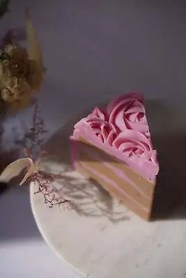 Raspberry Chocolate Cake Soap • £14.46