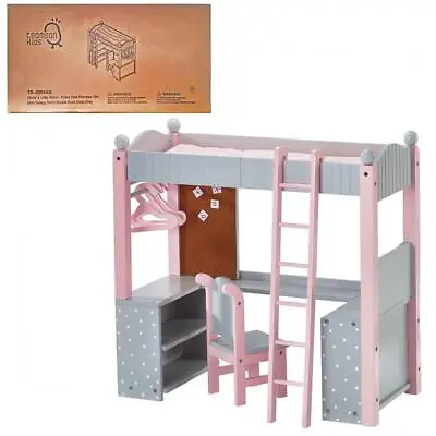 Olivias Little World Kids Wooden Baby Doll Loft Bed • £34.50