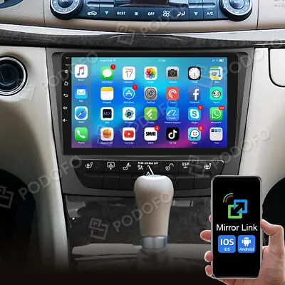 Android 12 Car Radio Stereo GPS For Mercedes Benz E-W211 E320 E500 E350 CLS-W219 • $119.99