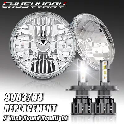 NEW 7Inch Round Led Headlight Hi-Lo Beam For Chevy C10 C20 Pickup G10 G20 Nova • $134.98