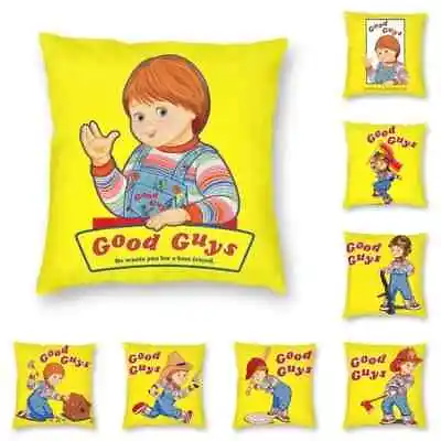 Good Guys Chucky Art Cushion Covers Sofa Child's Play Doll Square Pillow Case • $8.79