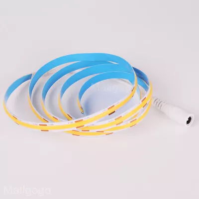 COB LED Strip Light High Density 1-10M 12V Flexible LED Strip Warm White 3000K • $9.74