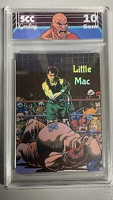 Mike Tyson Little Mac Custom Art Card Punch Out  Graded 10 Scc • $16