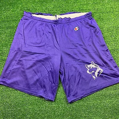 Vintage 70's 80's Washington State Huskies Champion Basketball Shorts Purple 36 • $30