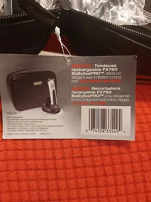Babyliss Pro Forfex Professional Cord/Cordless Hair Trimmer FX760 & Case • $48