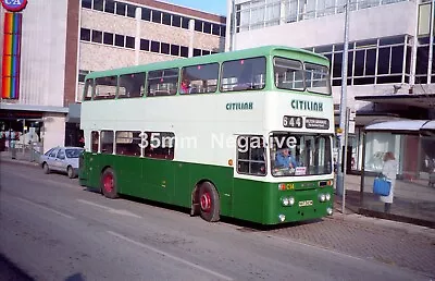 HULL CITYLINK LEYLAND ATLANTEAN BUS 343 35mm NEGATIVE+COPYRIGHT • £2