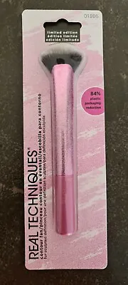 Real Techniques Pink Glitter Limited Edition Make Up - Contour Fan Brush. • £9.55