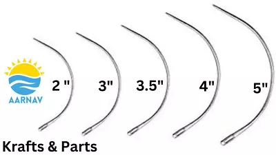 £4.99 • Buy Sewing Curved Needle Repair Quilting Upholstery Craft Knit 2 To 5  Curved Needle